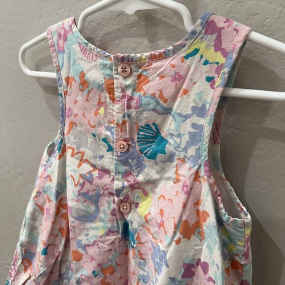 Joules Mermaid Coral Sea Shells Tank Dress - Picture 6 of 8